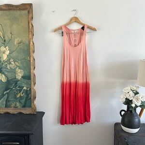Ripzone Pink Ombre Summer Dress Size Small